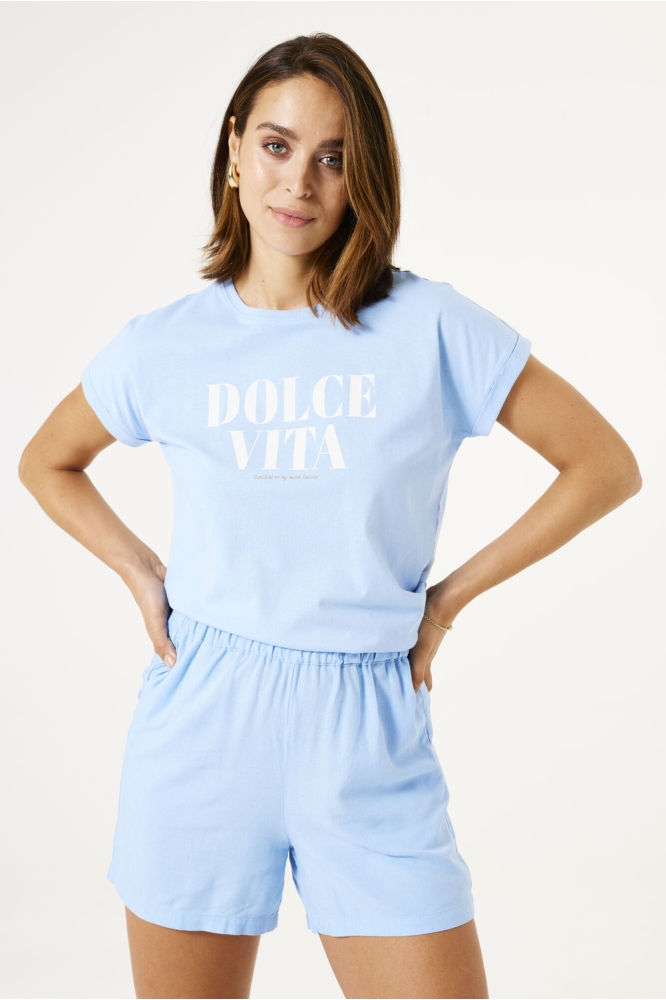 T SHIRT E50201 1257 BLUE WAVE